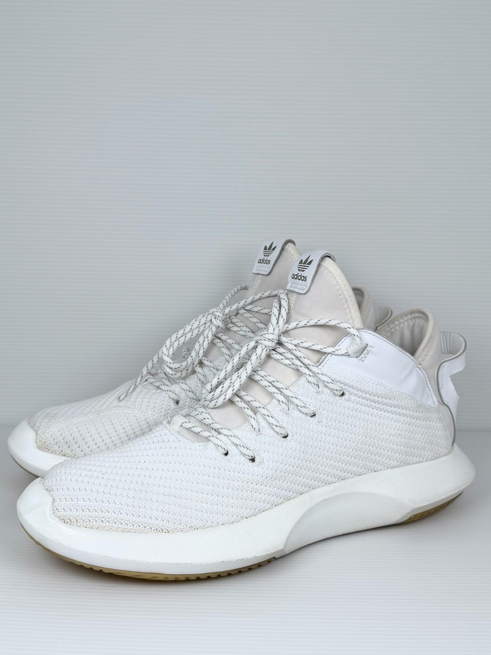 Adidas Crazy 1 ADV Primeknit White Gold Shoes Men’s 9.5 AH2076